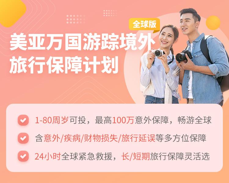 美亚万国游踪境外旅行保障计划(全球版)简介