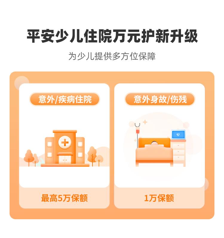 中国平安少儿住院万元护3号
